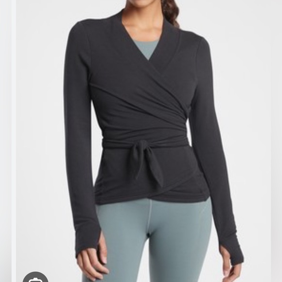 Athleta Tops - Athleta Poise Dance Wrap XS Black